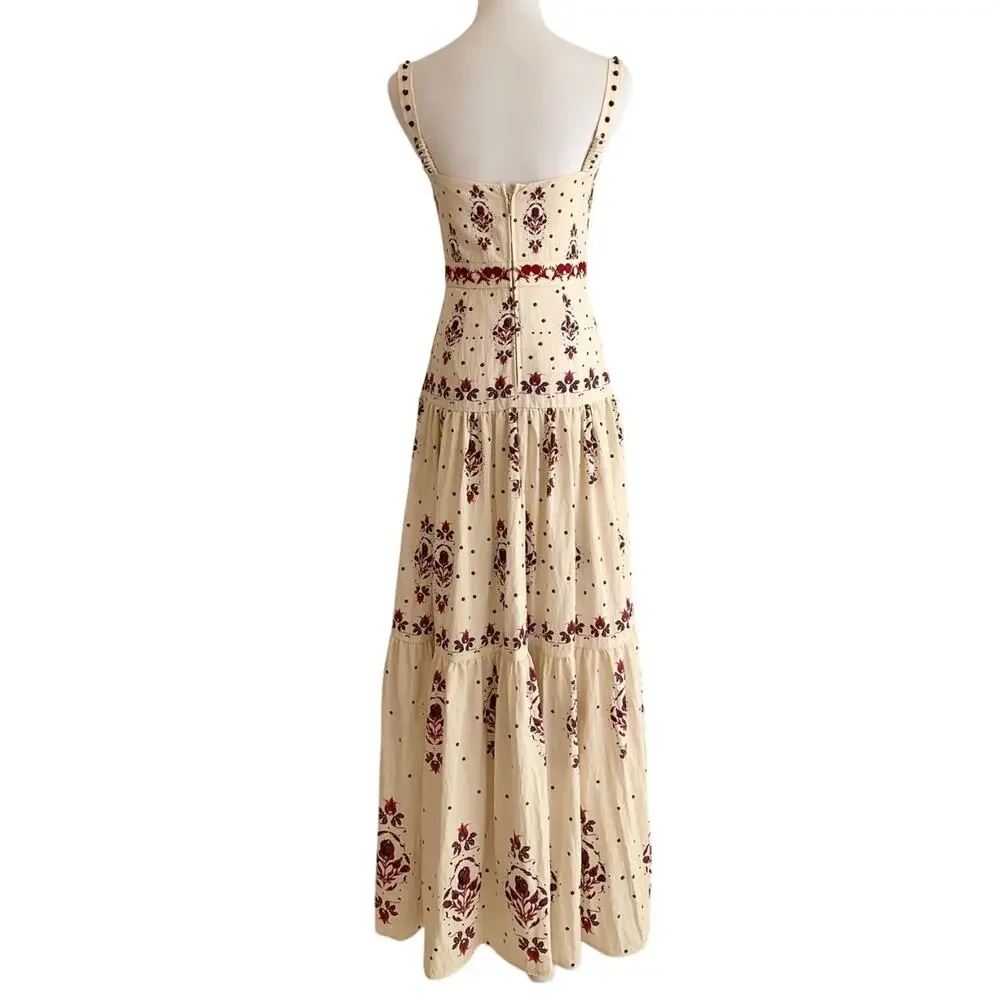 Sold Agua by Agua Bendita Lima Relato Maxi Dress Small - Picture 7 of 10